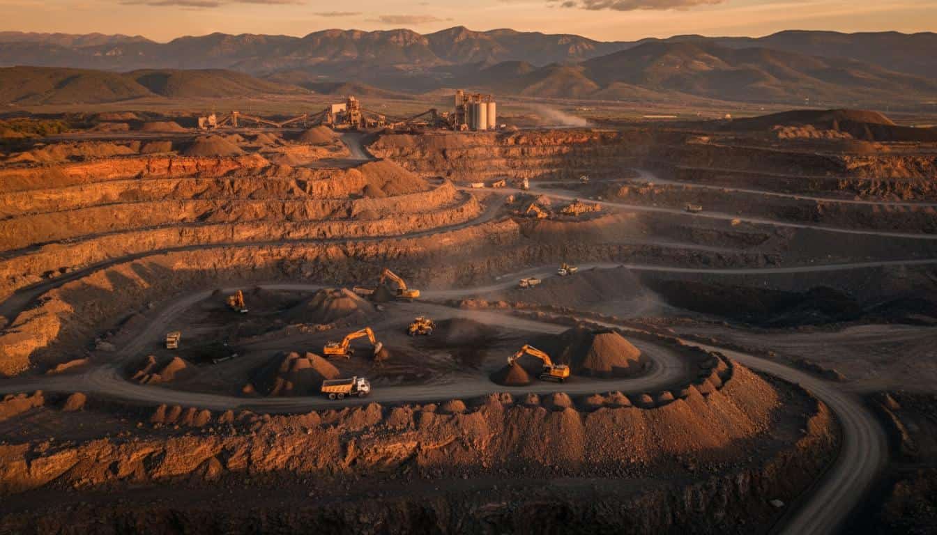 Carrière de pouzzolane volcanique — Pouzzolane Maroc