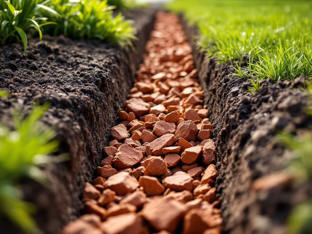 Using pozzolan in drainage systems: practical field notes